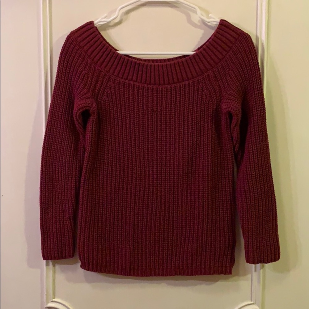 Gorgeous autumn ruby sweater